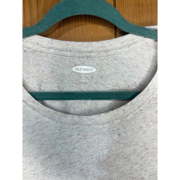 Old Navy Women’s Long Sleeve T-Shirt Cream XXL Sprinkle Casual Soft EUC - Picture 3 of 5